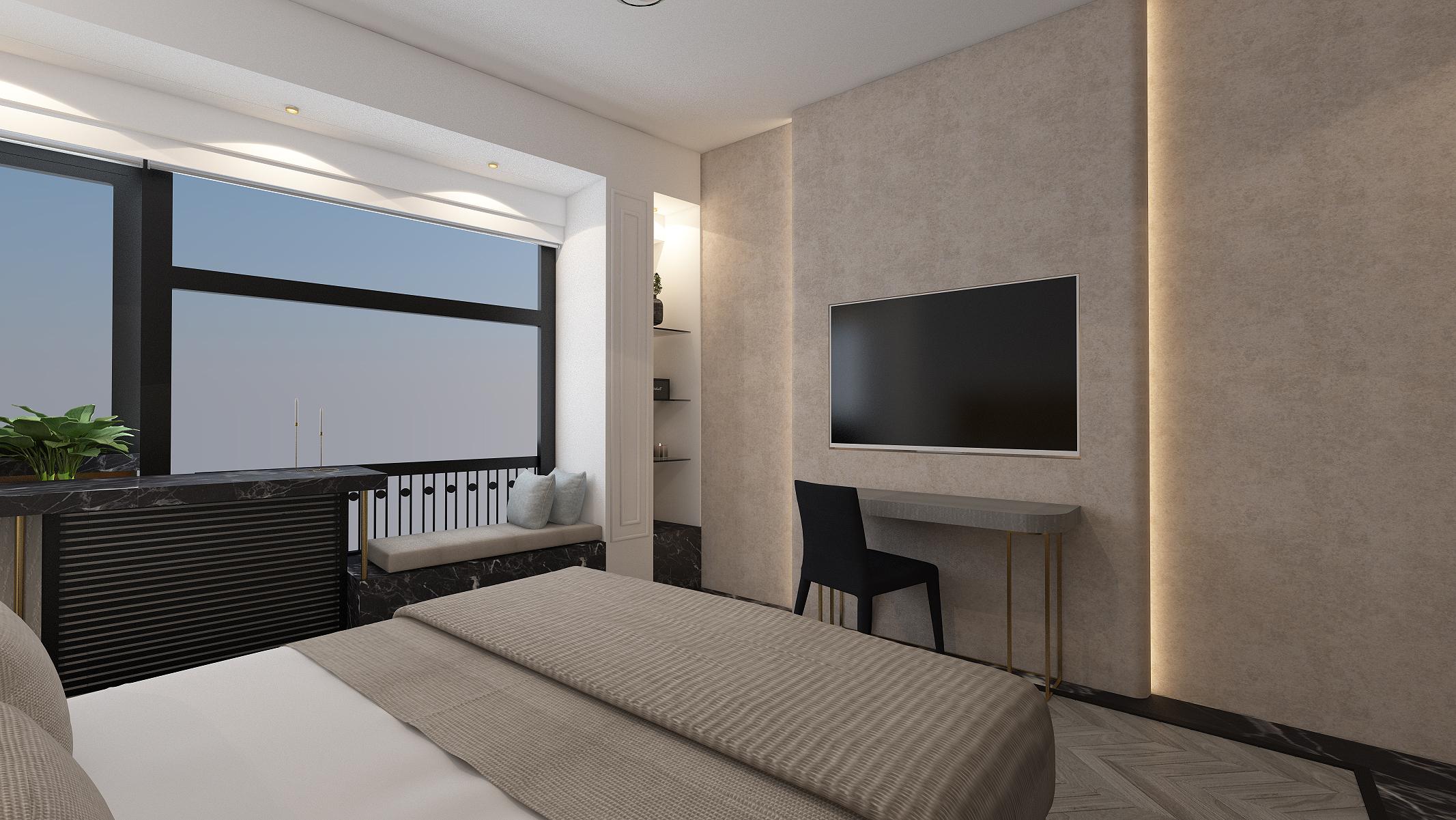 The sleek interiors of the Neoclassical view luxury hotel suite in Plaka in Athens city centre by ESSE Athens.